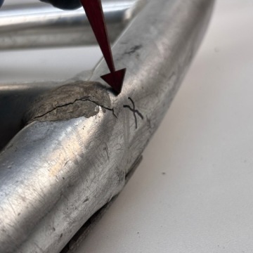 Левая подножка Yamaha Raptor 700