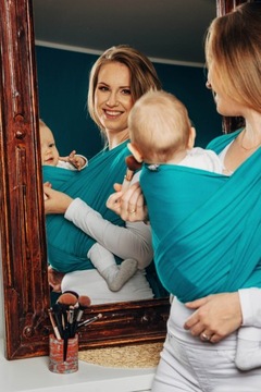 Эластичный платок LennyLamb - Бирюзовый (5 м)