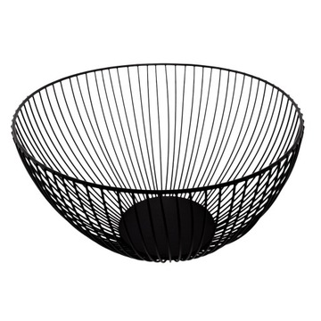КОРЗИНА ЧАШКА ДЛЯ ФРУКТОВ ОВОЩИ МЕТАЛЛИЧЕСКИЙ ОРГАНАЙЗЕР ЧЕРНАЯ ТАРЕЛКА КОРЗИНА-ЛОФТ