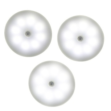 LAMPKA NOCNA KINKIETY LED Z CZUJNIKIEM RUCHU DO SYPIALNI PRZY ŁÓŻKU SZAFY