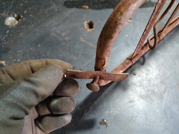 ЗАДНЕЕ КРЫЛО СТАРОГО ВИНТАЖНОГО ВЕЛОСИПЕДА NSU, РАЗМЕР 26