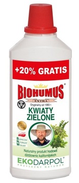 BIOHUMUS EXTRA Kwiaty Zielone 1 L + 20% gratis