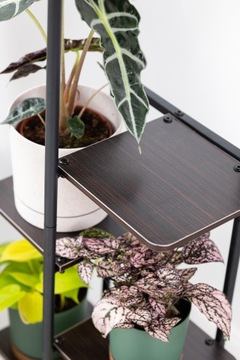 Большая подставка для цветов 106см металл, 7 уровней для цветов, полка-чердак MONDO