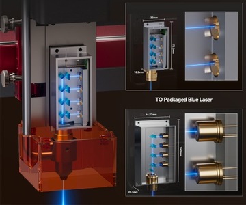 Новый универсальный гравер/лазерный резак ATOMSTACK A24 PRO 120 Вт Плоттеры
