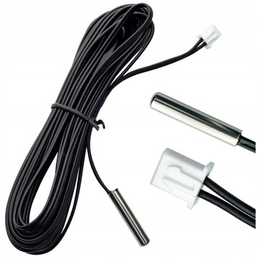 SONDA DO TERMOSTATU NTC 10k CZUJNIK TEMPERATURY ntc10k DŁUGOŚĆ 5M