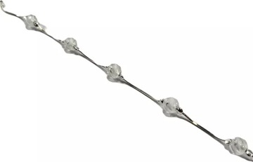 SDG104 SREBRO 925 BRANSOLETKA 2,9G Z KULECZKAMI 19,5 CM