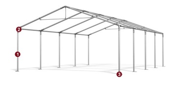 Палатка для хранения 5x8 Гараж РАЗНЫЕ ЦВЕТА СТАНДАРТ