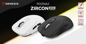 Беспроводная игровая мышь GENESIS ZIRCON 660 BLACK