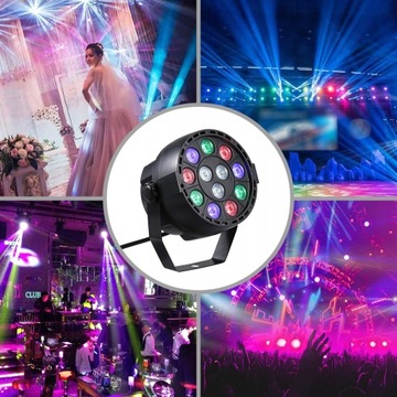 СВЕТ СЦЕНЫ DMX512 12 светодиодов 8 КАНАЛОВ RGBW 30 Вт