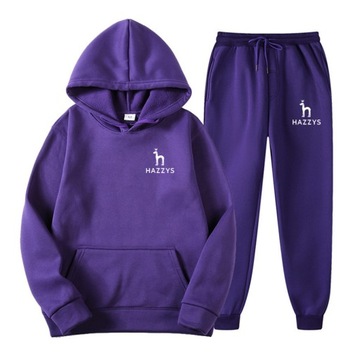 Modny list drukowany casual męski zestaw,S-3XL