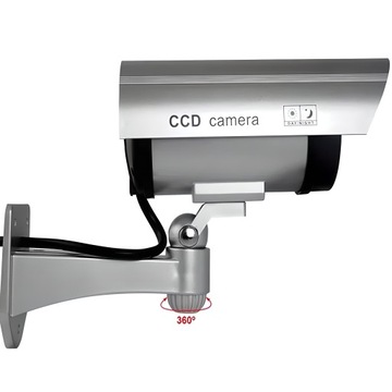 KAMERA ATRAPA IR LED KAMERY ZEWNĘTRZNA Z DIODĄ