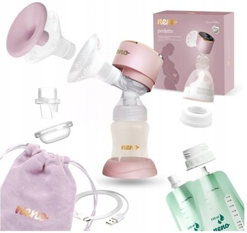 BEZPRZEWODOWY LAKTATOR ELEKTRONICZNY NENO PERFETTO 3-FAZOWY PREMIUM