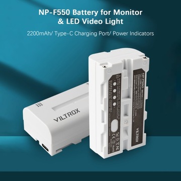 Аккумулятор VILTROX NP-F550 2200 мАч