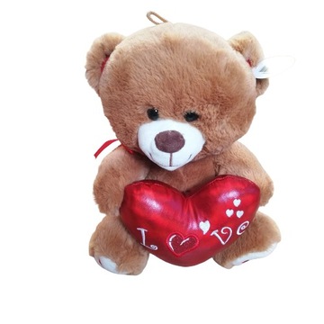 Мишка Тедди + Сердце ДЕНЬ СВЯТОГО ВАЛЕНТИНА 26см