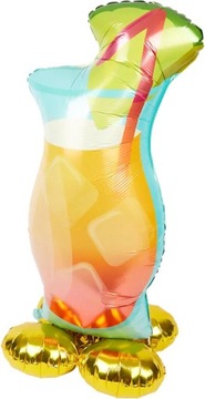 BALON FOLIOWY ZE STOJAKIEM DRINK WYSOKOŚĆ 120CM