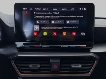 Cupra Formentor Crossover 1.5 TSI 150KM 2023 Cupra Formentor 1.5TSI 150KM Kubelkowe Fotele SerwisASO Acc Kessy Virtual, zdjęcie 33