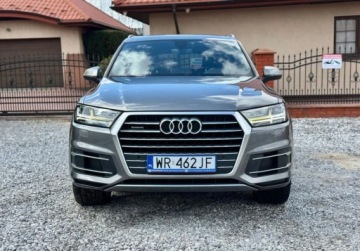 Audi Q7 II SUV 3.0 TDI 218KM 2017 Audi Q7 3.0 TDI Sline Quattro NAvi PDC Skory czarna podsufitka Climatronic, zdjęcie 7
