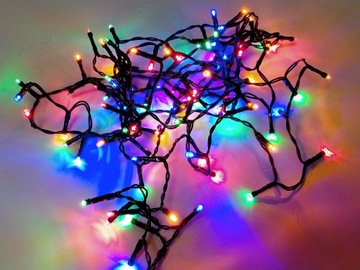 РОЖДЕСТВЕНСКИЕ ОГНИ 100 СВЕТОДИОДНЫХ РАЗНОЦВЕТНЫХ НАРУЖНЫХ РОЖДЕСТВЕНСКИХ ОГНИ