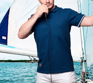 ДЖИНСОВАЯ РУБАШКА ПОЛО. РАЗМЕР М