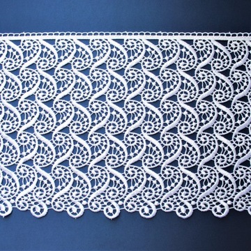 НОВИНКА! ПРОИЗВОДСТВО - гипюр белый 27-30 см *1 метр*