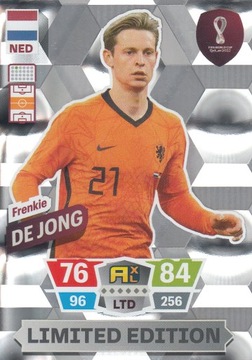 World Cup Qatar 2022 Limited Edition DE JONG
