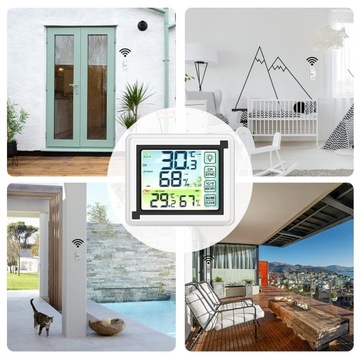 БЕСПРОВОДНАЯ ЦИФРОВАЯ МЕТЕОСТАНЦИЯ-ГИГРОМЕТР с внешним датчиком