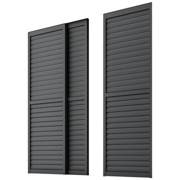 Раздвижная глухая стеновая панель для перголы Kea - серая 270 см (KEA 3м)