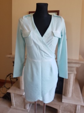 SUKIENKA tunika LENA LARGO turkus UNI ok S S/M 36/38