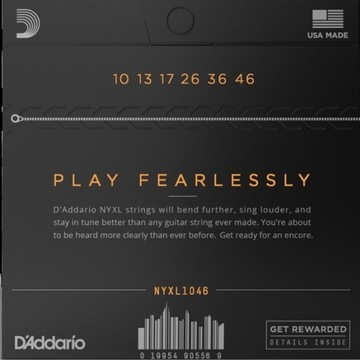 Струны D'Addario NYXL 1046.