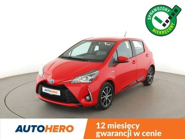 Toyota Yaris III Hatchback 5d Facelifting 2017 1.5 Hybrid 100KM 2018 Toyota Yaris hybryda automat kamera klima-auto.
