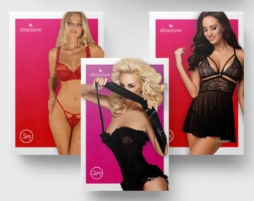 OBSESSIVE SEXY BODY B118 ОТКРЫТЫЙ ЧЕРНЫЙ S/M/L