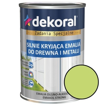 Emalia olejno-alkidowa Emakol Strong 0,9L mięta połysk silnie kryjąca drewn