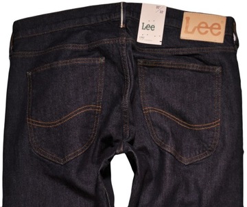 WRANGLER spodnie SKINNY regular NAVY jeans LUKE _ W32 L32