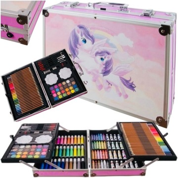 НАБОР ХУДОЖЕСТВЕННОЙ РИСУНКИ, КАРАНДАШИ, КАРАНДАШИ, 145 ШТ. XXL