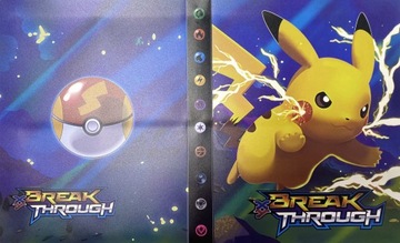 Альбом для карточек покемонов на 240 карт + 100 карт + карта Pokemon Energy