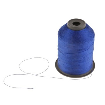 Прозрачные метры для построения удочки синего цвета.