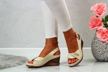 САНДАЛИИ ЖЕНСКИЕ, УДОБНЫЕ, ЛЕГКИЕ, КОЖАНЫЕ.