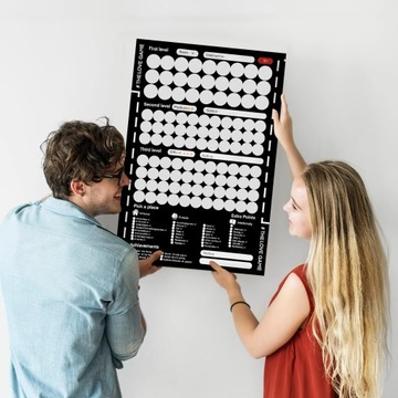 100x GRA KAMASUTRA - Pozycje dla Par, Zdrapka - prezent na DZIEŃ CHŁOPAKA