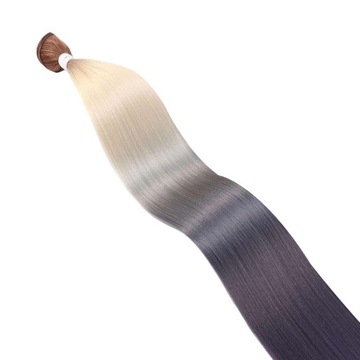 Nieprzetworzone włosy Cosplay proste wiązki włosy splot wiązki włosy fioletowe