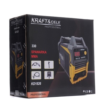 Инверторный сварочный аппарат Kraft&Dele KD1826 20-330 А + ЭЛЕКТРОДЫ 5 КГ + УГЛЫ