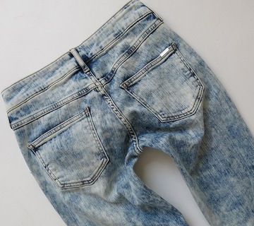 A6394 MANGO spodnie jeansy super slim 36