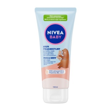 NIVEA BABY крем для догляду для дітей для обличчя і тіла з OL. мигдальний