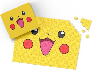 PUZZLE - POKE.MON PIKA.CHU - PREZENT NA ŚWIĘTA WZORY - 35el + PUDEŁKO