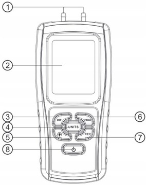 ЦИФРОВОЙ МАНОМЕТР ИЗМЕРИТЕЛЬ ДИФФЕРЕНЦИАЛЬНОГО ДАВЛЕНИЯ USB