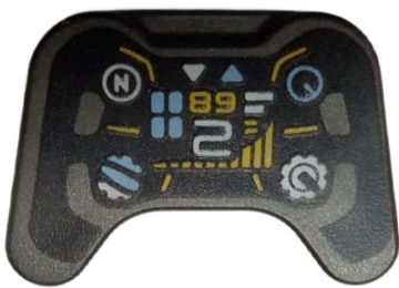 LEGO kontroler gamepad Titanium Metallic perłowy c szary 1 szt 53118pb02