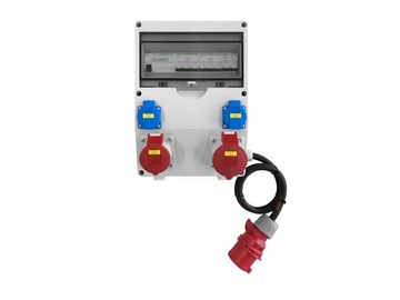 ROZDZIELNIA GOTOWA GNIAZDA 1x16/32A 5P 400V/2x230V