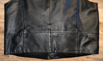Мужской кожаный мотожилет (58), раму 120