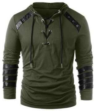 Bluza fantasy Wiedźmin Assassin`s Creed zielona XL
