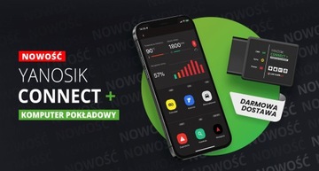 Бортовой компьютер Yanosik Connect+ iOS и Android