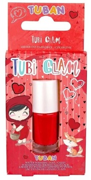 LAKIER DO PAZNOKCI TUBI GLAM CZERWONY